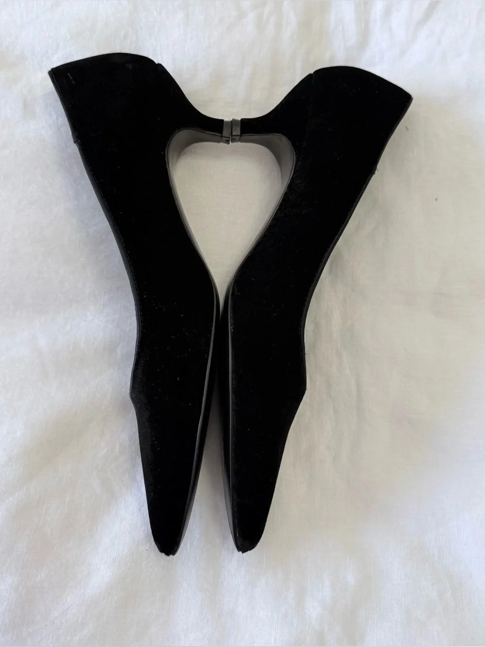 Ralph Lauren | Women’s 9 | Abbot Black Velvet Kitten Heels | Business Party